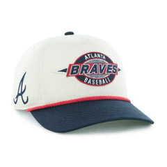 Atlanta Braves Frame Out Hitch Adjustable Hat Natural | 47 brand