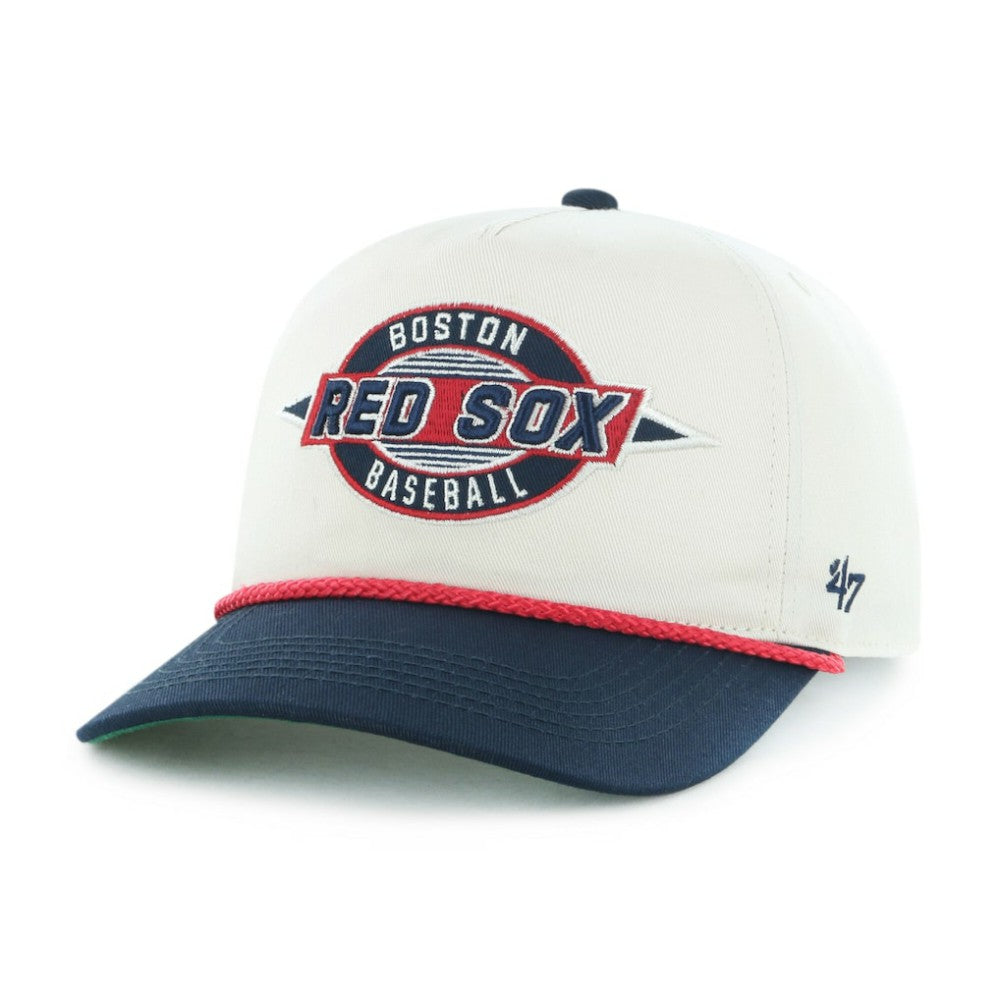 Boston Red Sox Frame Out Hitch Adjustable Hat Natural/Navy | 47 brand