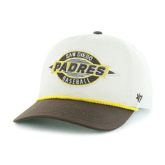 San Diego Padres Frame Out Hitch Adjustable Hat Natural/Brown | 47 brand