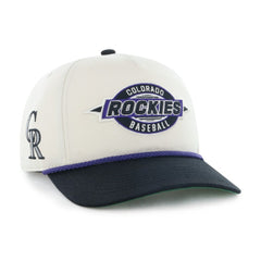 Colorado Rockies Frame Out Hitch Adjustable Hat Natural/Black | 47 brand