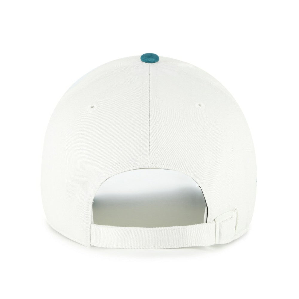 Tampa Bay Rays Contemporary Tonal Clean Up Adjustable Hat White/Teal | 47 brand