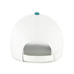 New York Yankees Contemporary Tonal Clean Up Adjustable Hat White/Teal | 47 brand