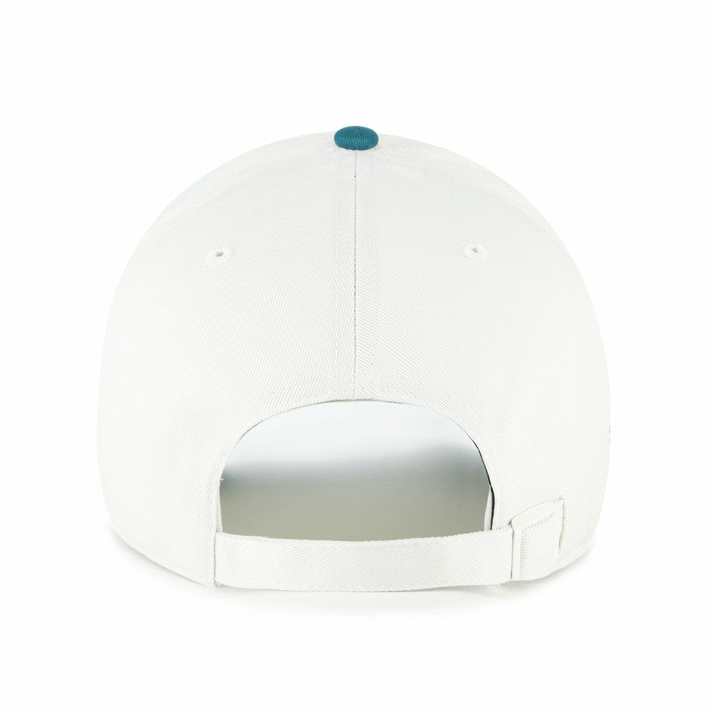 Miami Marlins Contemporary Tonal Clean Up Adjustable Hat White/Teal | 47 brand