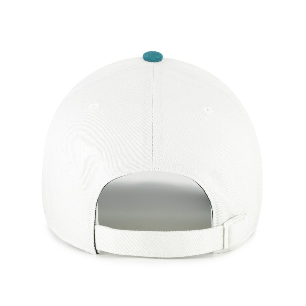 Cincinnati Reds Contemporary Tonal Clean Up Adjustable Hat White/Teal | 47 brand