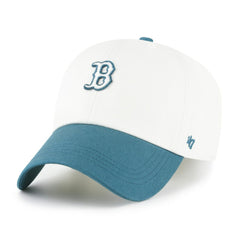 Boston Red Sox Contemporary Tonal Clean Up Adjustable Hat White/Teal | 47 brand