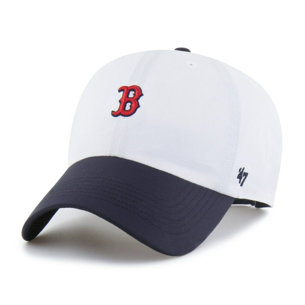 Boston Red Sox Vista Mini Clean Up brrr° Adjustable Hat White/Navy | 47 brand