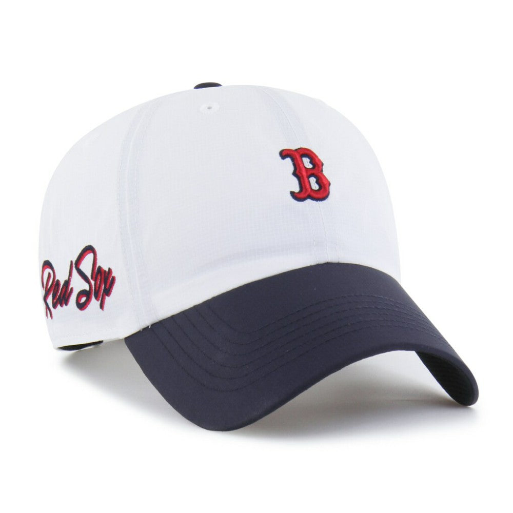 Boston Red Sox Vista Mini Clean Up brrr° Adjustable Hat White/Navy | 47 brand