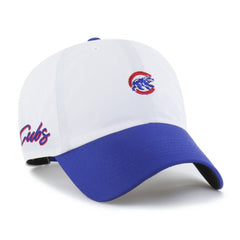 Chicago Cubs Vista Mini Clean Up brrr° Adjustable Hat White/Royal | 47 brand