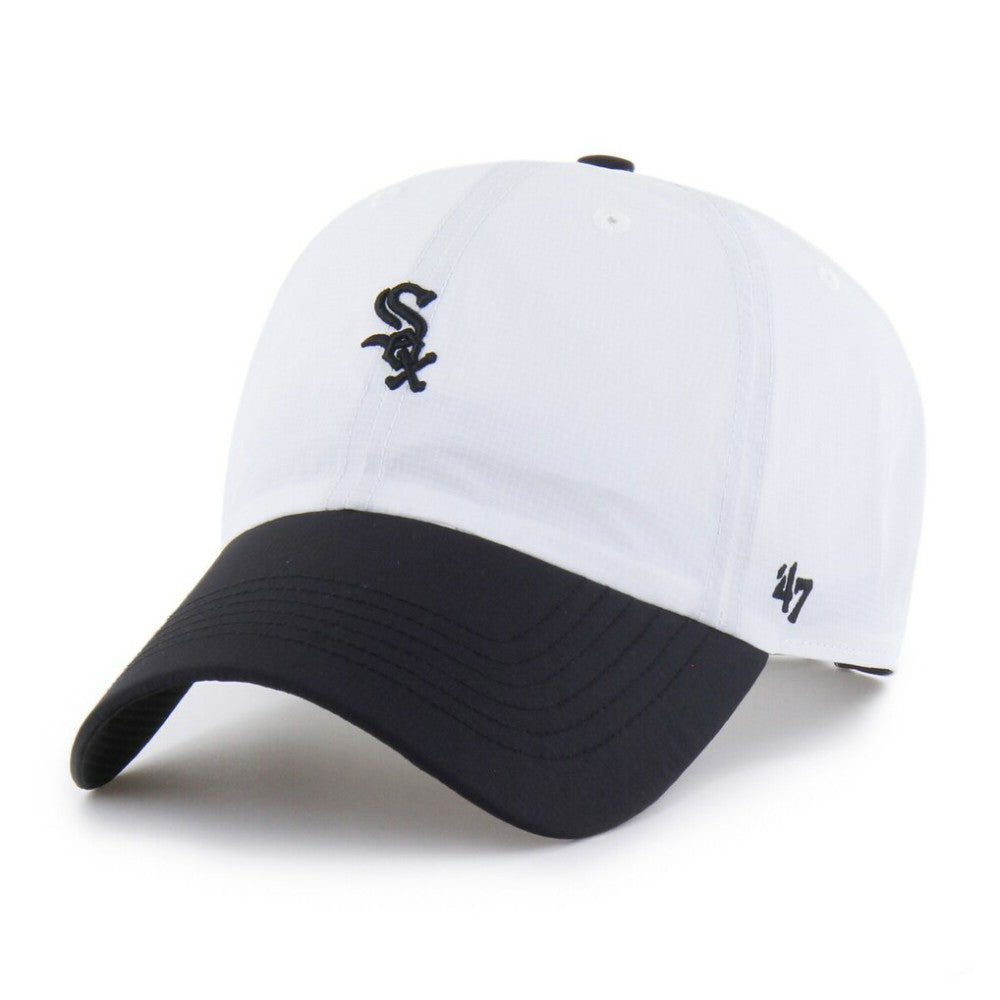 Chicago White Sox Vista Mini Clean Up brrr° Adjustable Hat White/Black | 47 brand