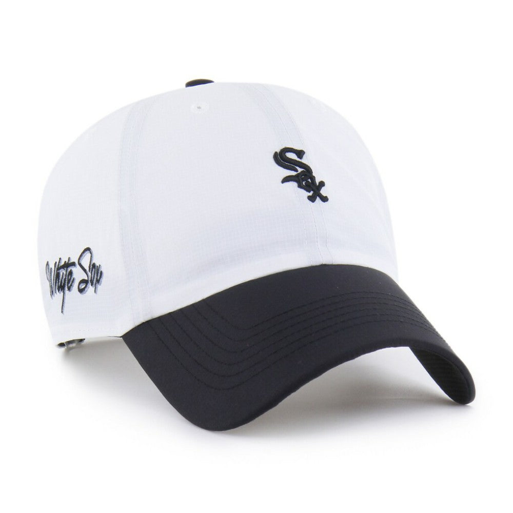 Chicago White Sox Vista Mini Clean Up brrr° Adjustable Hat White/Black | 47 brand