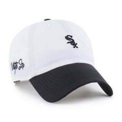 Chicago White Sox Vista Mini Clean Up brrr° Adjustable Hat White/Black | 47 brand