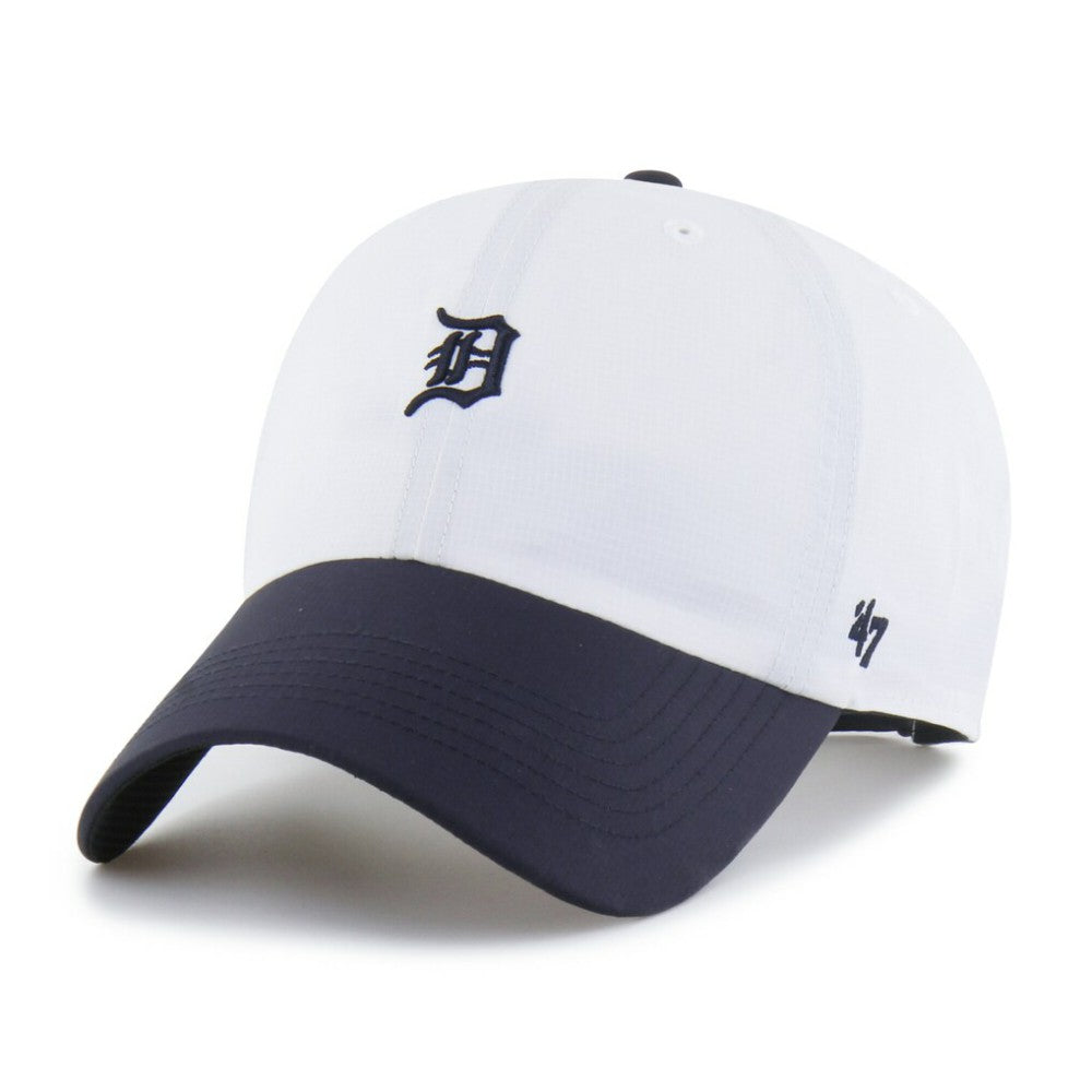 Detroit Tigers Vista Mini Clean Up brrr° Adjustable Hat White/Navy | 47 brand