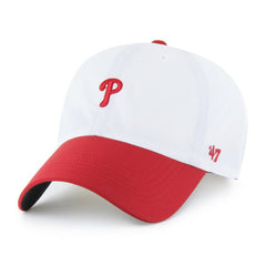 Philadelphia Phillies Vista Mini Clean Up brrr° Adjustable Hat White/Red | 47 brand
