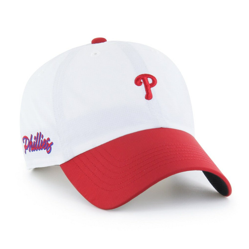 Philadelphia Phillies Vista Mini Clean Up brrr° Adjustable Hat White/Red | 47 brand