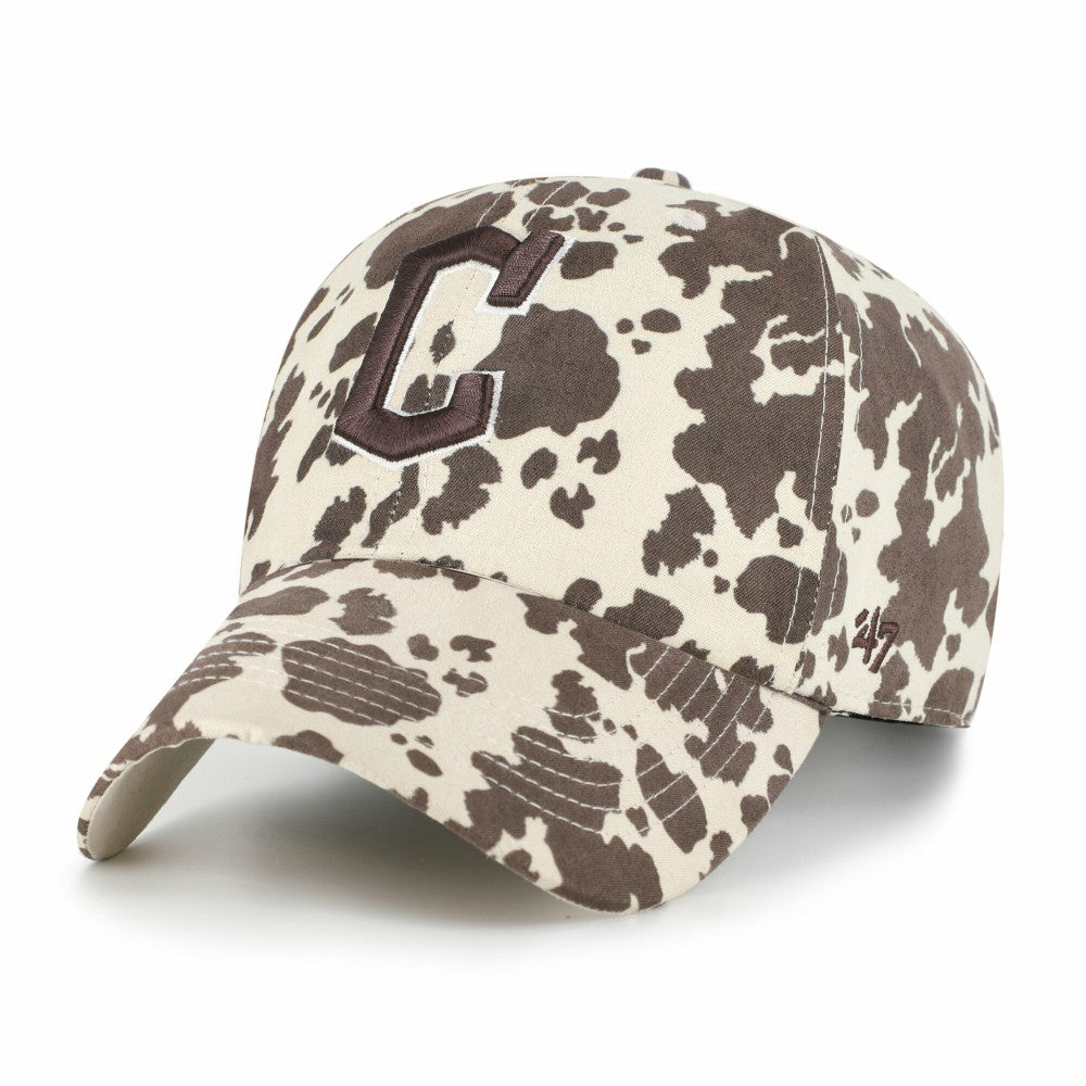 Cleveland Guardians Women's Bessie Clean Up Adjustable Hat Natural | 47 brand