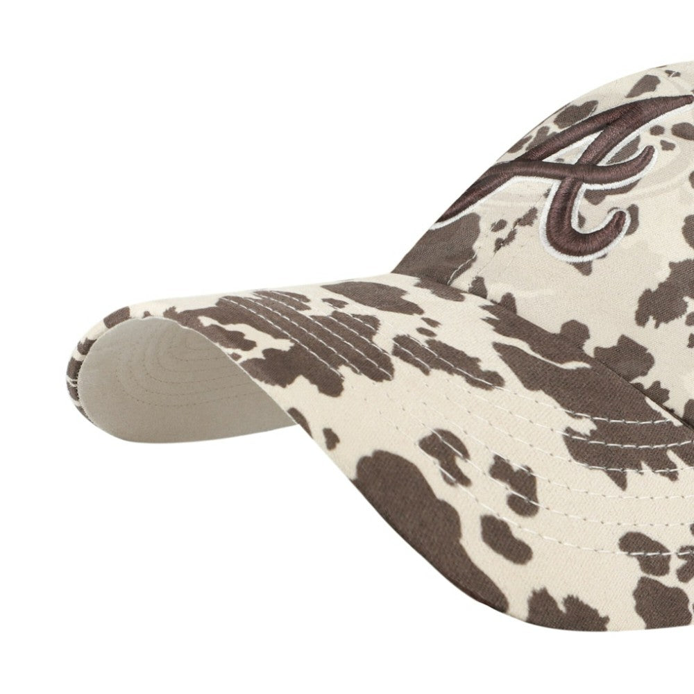 Atlanta Braves Women's Bessie Clean Up Adjustable Hat Natural | 47 brand