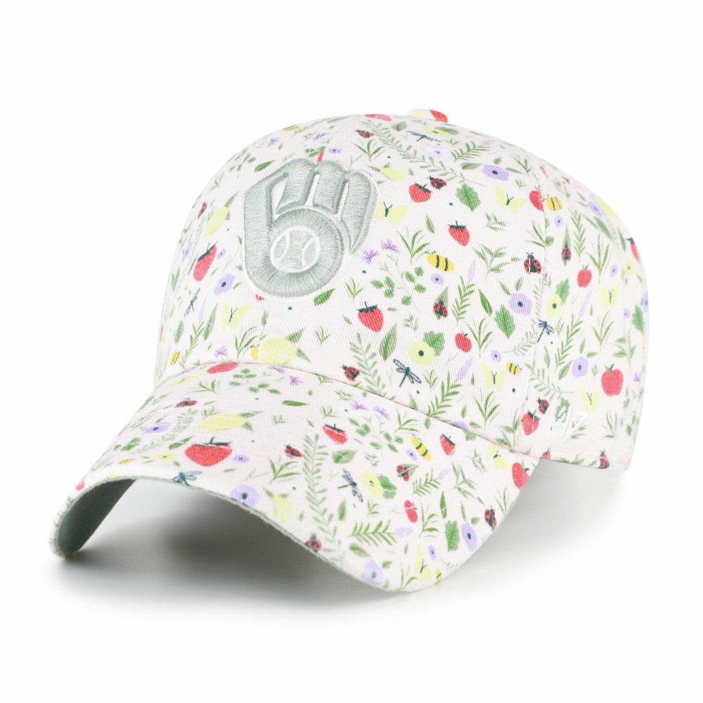 Milwaukee Brewers Women's Posey Clean Up Adjustable Hat Light Pink | 47 brand