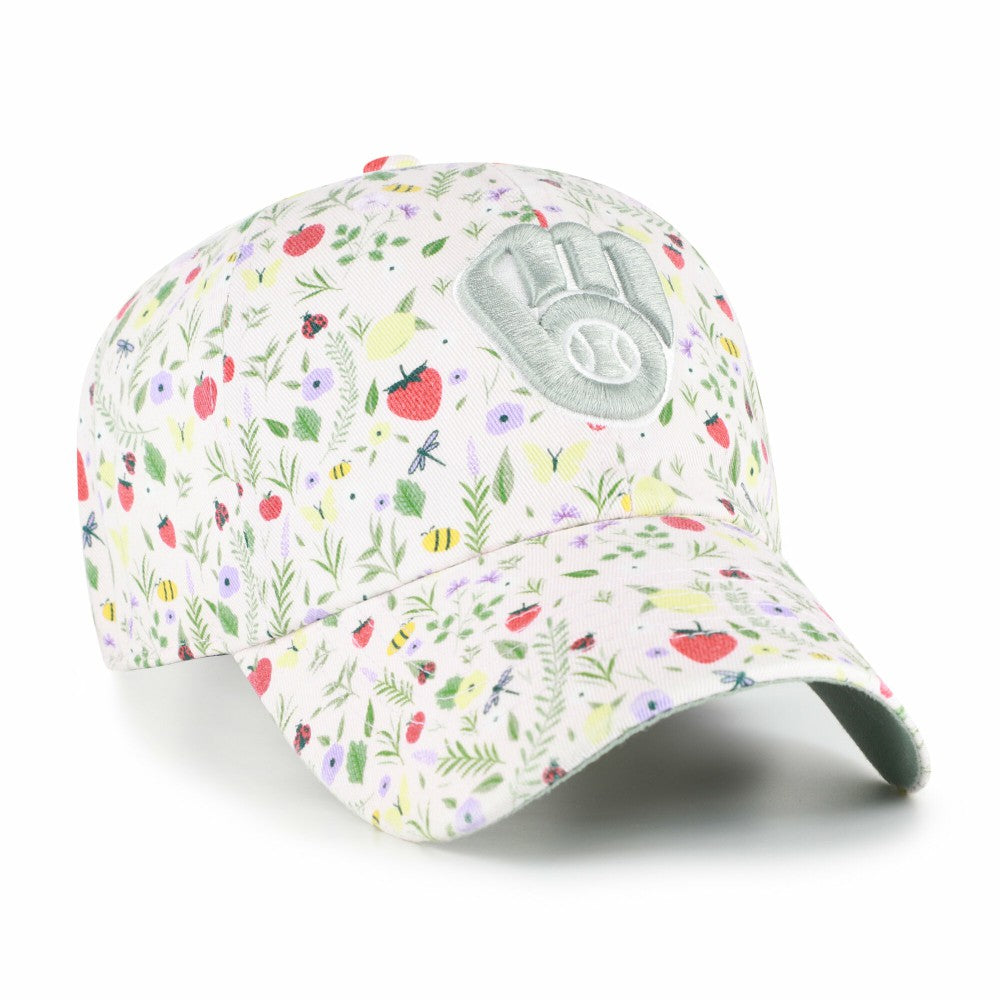 Milwaukee Brewers Women's Posey Clean Up Adjustable Hat Light Pink | 47 brand