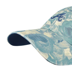 Atlanta Braves Women's Gardenia Clean Up Adjustable Hat Blue | 47 brand