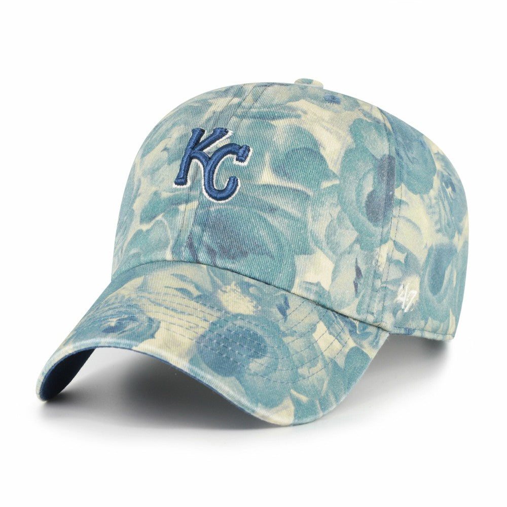 Kansas City Royals Women's Gardenia Clean Up Adjustable Hat Blue | 47 brand