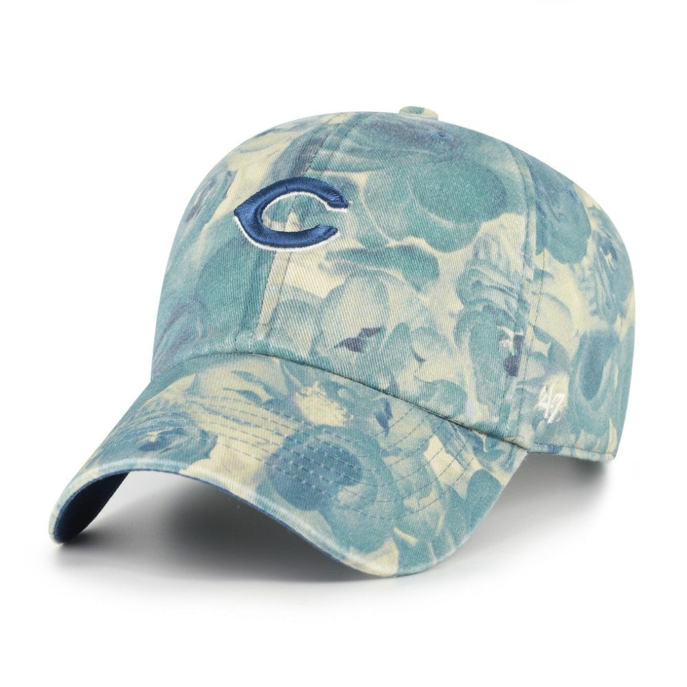 Cincinnati Reds Women's Gardenia Clean Up Adjustable Hat Blue | 47 brand