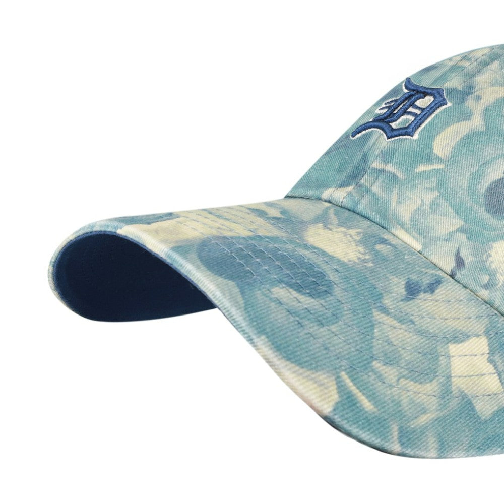 Detroit Tigers Women's Gardenia Clean Up Adjustable Hat Blue | 47 brand