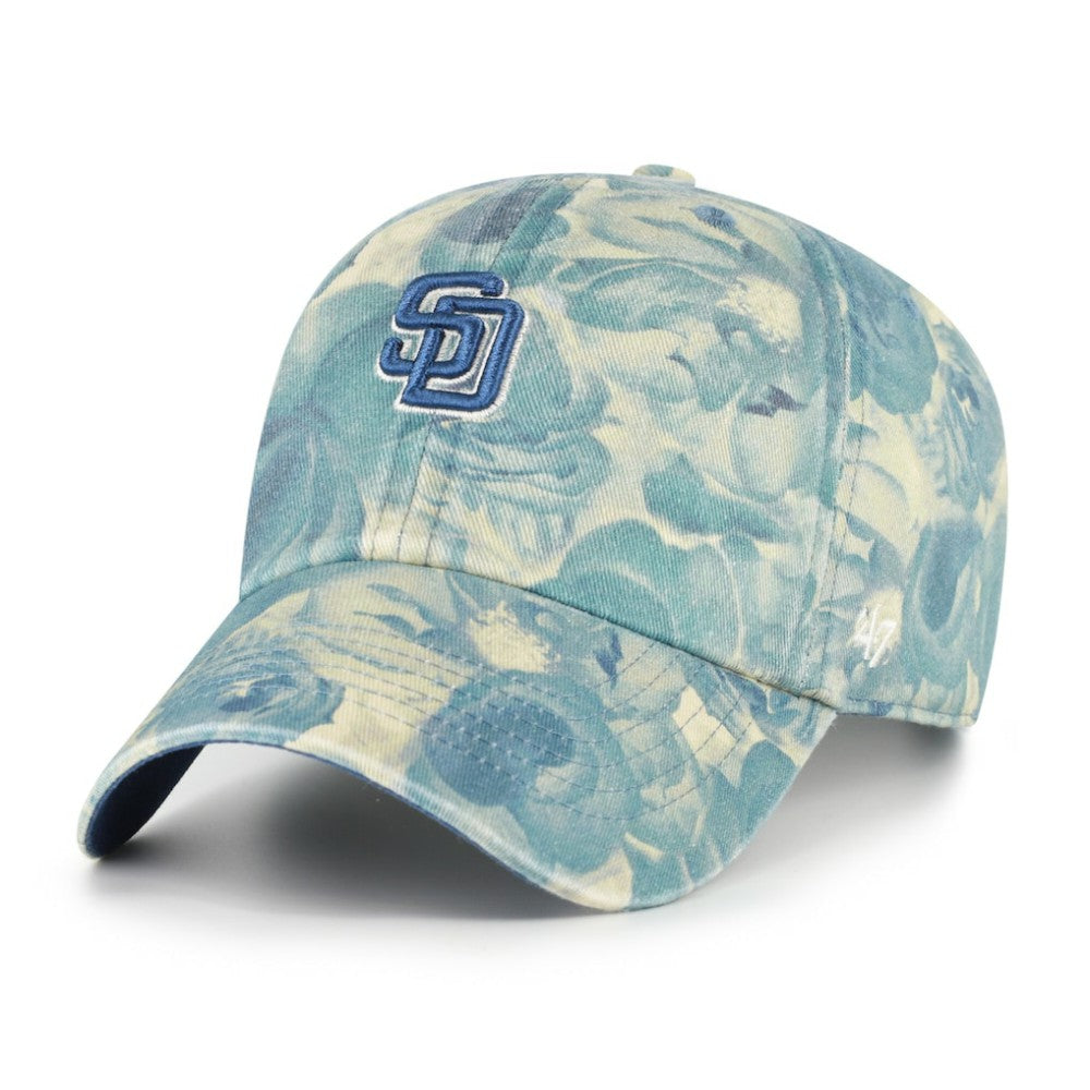 San Diego Padres Women's Gardenia Clean Up Adjustable Hat Blue | 47 brand