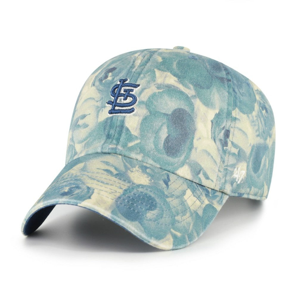 St. Louis Cardinals Women's Gardenia Clean Up Adjustable Hat Blue | 47 brand