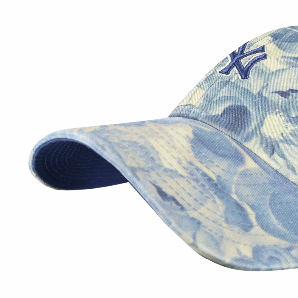 New York Yankees Women's Gardenia Clean Up Adjustable Hat Blue | 47 brand
