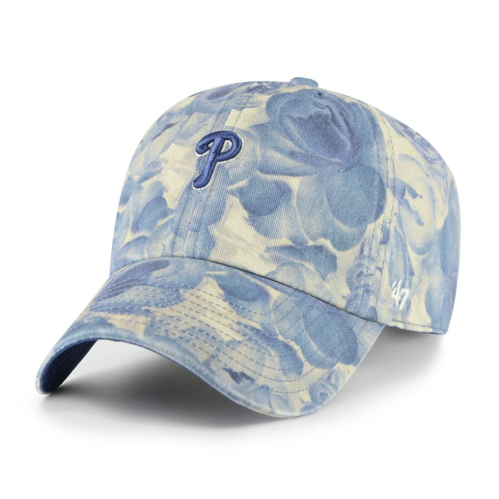 Philadelphia Phillies Women's Gardenia Clean Up Adjustable Hat Blue | 47 brand