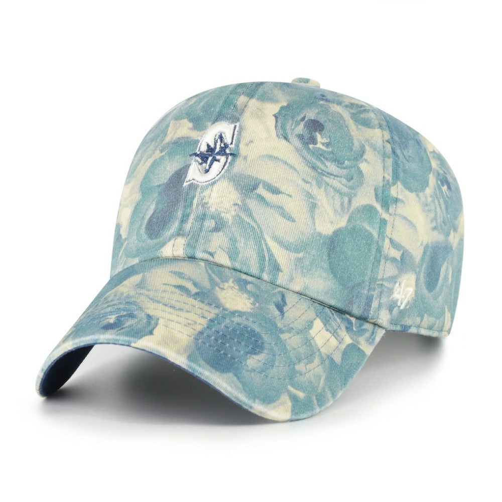 Seattle Mariners Women's Gardenia Clean Up Adjustable Hat Blue | 47 brand