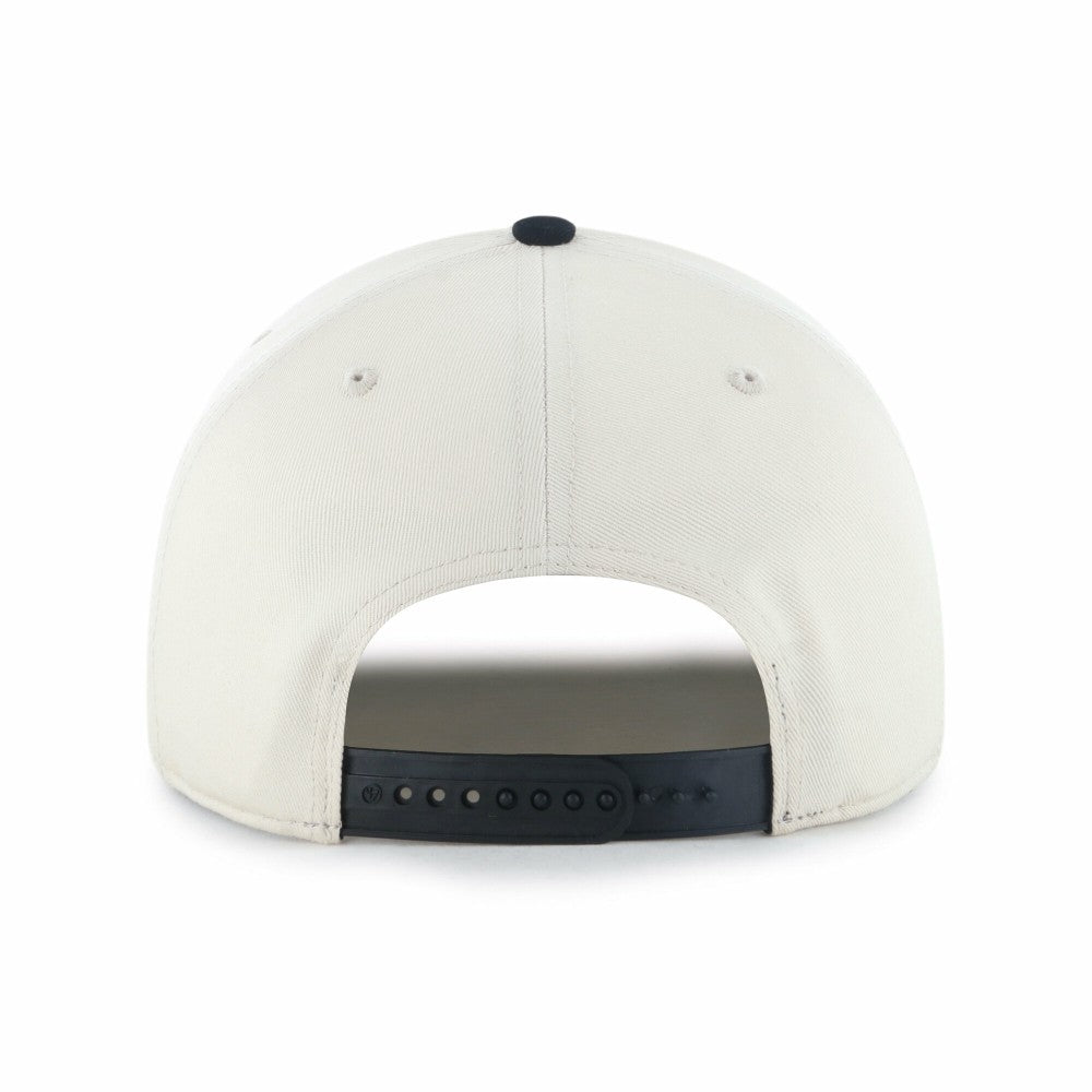 Miami Marlins Youth Frame Out Hitch Adjustable Hat Natural/Black | 47 brand