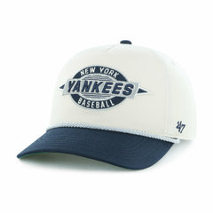 New York Yankees Youth Frame Out Hitch Adjustable Hat Natural/Navy | 47 brand