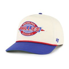 Philadelphia Phillies Youth Frame Out Hitch Adjustable Hat Natural/Royal | 47 brand