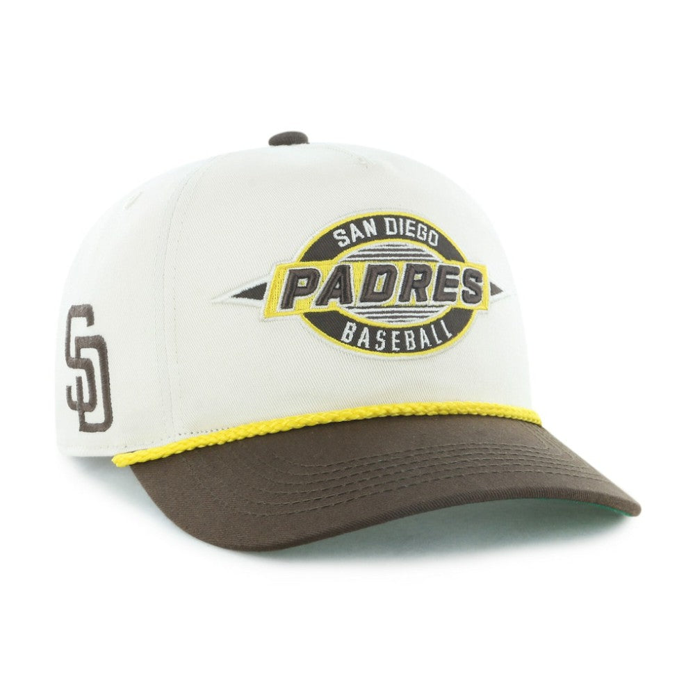 San Diego Padres Youth Frame Out Hitch Adjustable Hat Natural/Brown | 47 brand