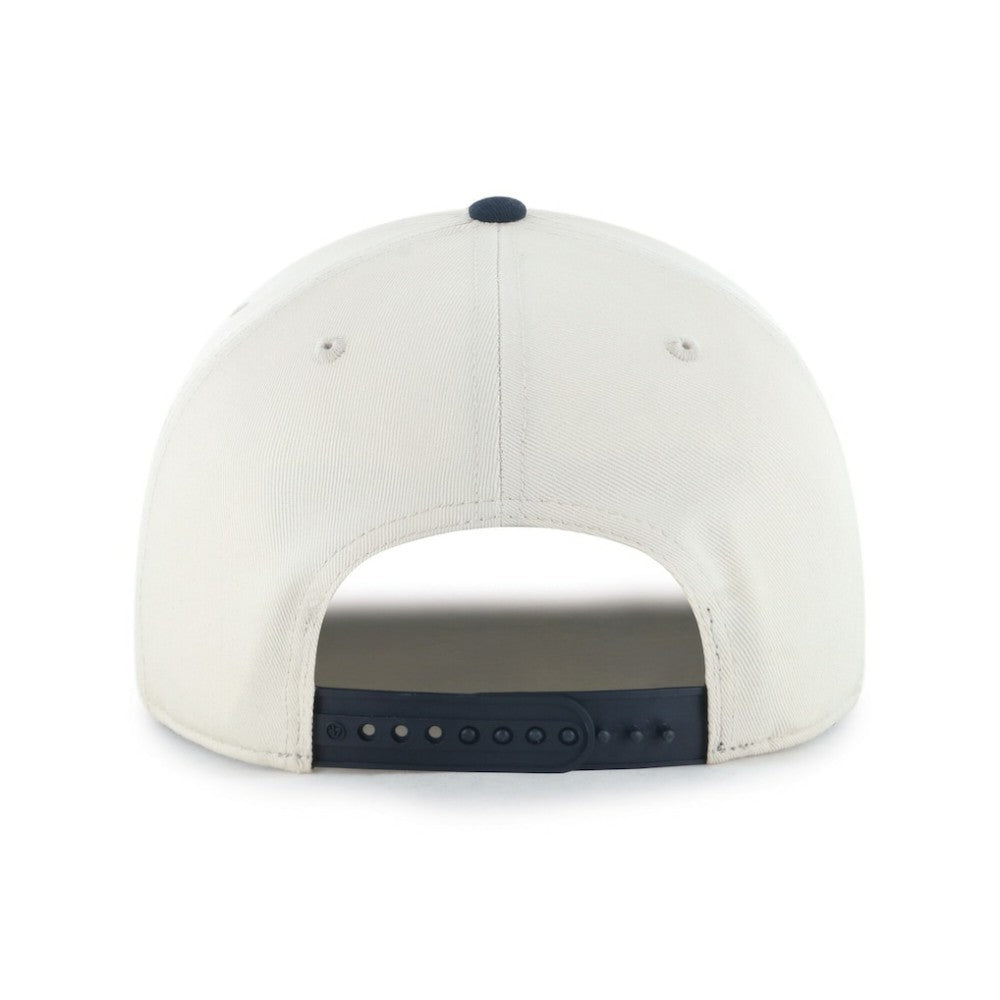 Seattle Mariners Youth Frame Out Hitch Adjustable Hat Natural/Navy | 47 brand