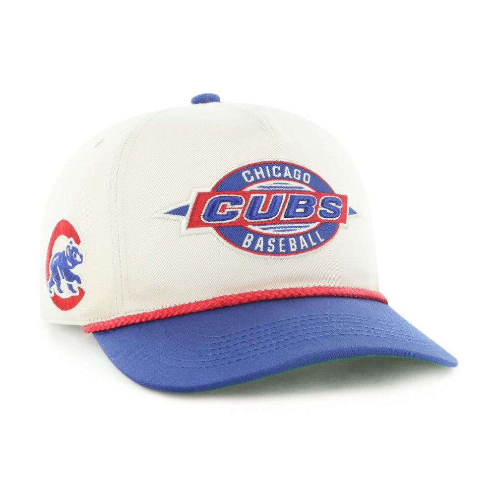 Chicago Cubs Youth Frame Out Hitch Adjustable Hat Natural/Royal | 47 brand