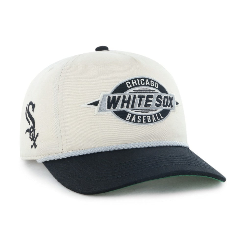 Chicago White Sox Youth Frame Out Hitch Adjustable Hat Natural/Black | 47 brand