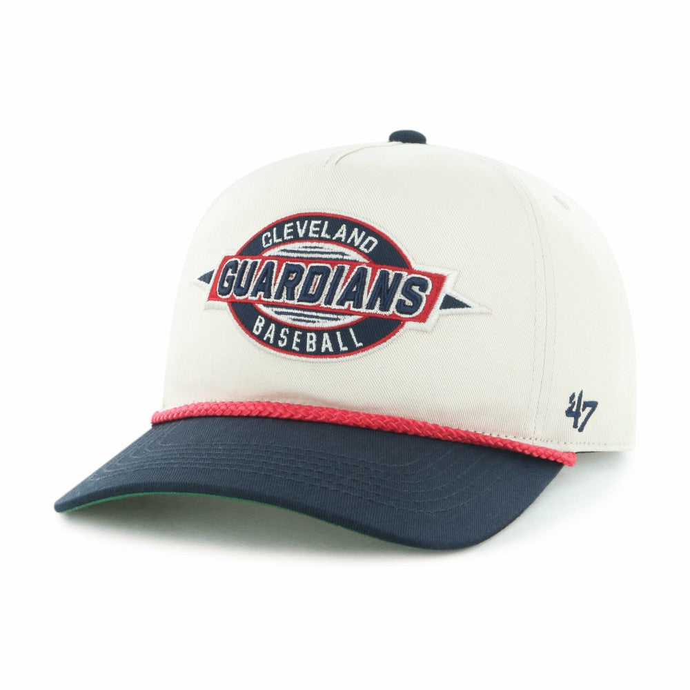 Cleveland Guardians Youth Frame Out Hitch Adjustable Hat Natural/Navy | 47 brand