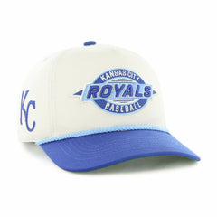 Kansas City Royals Youth Frame Out Hitch Adjustable Hat Natural/Royal | 47 brand