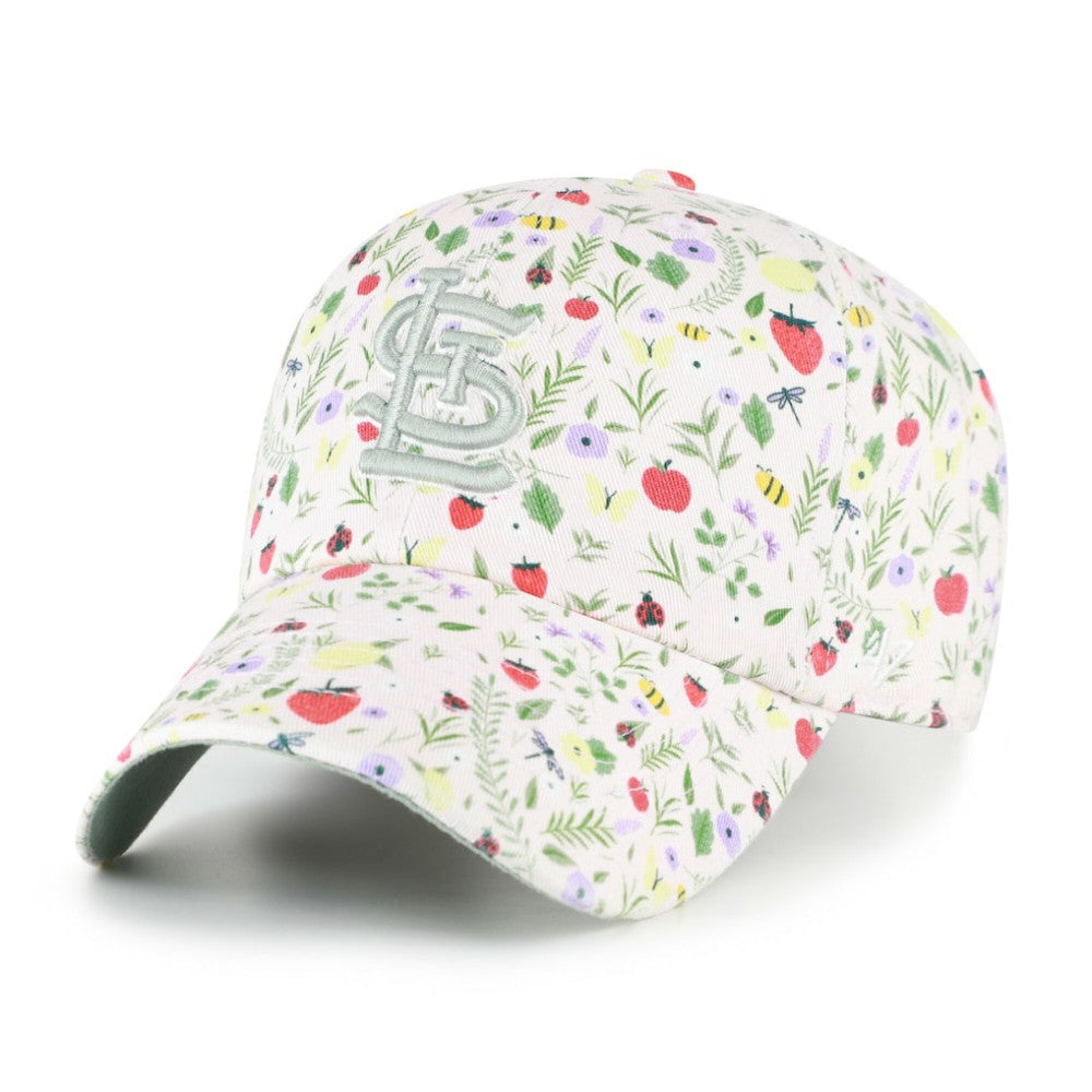 St. Louis Cardinals Girls Youth Posey Clean Up Adjustable Hat Light Pink | 47 brand