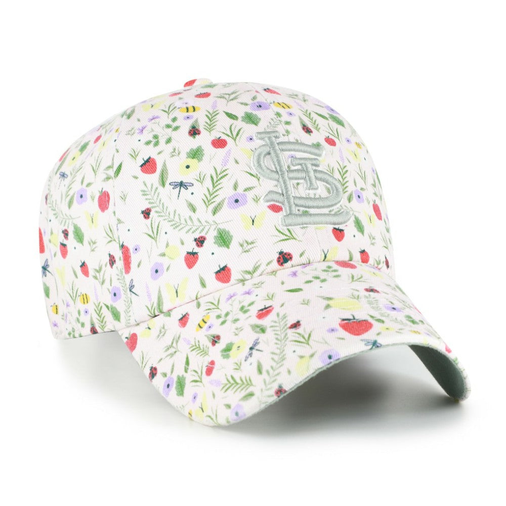 St. Louis Cardinals Girls Youth Posey Clean Up Adjustable Hat Light Pink | 47 brand