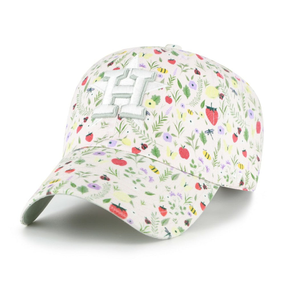 Houston Astros Girls Youth Posey Clean Up Adjustable Hat Light Pink | 47 brand
