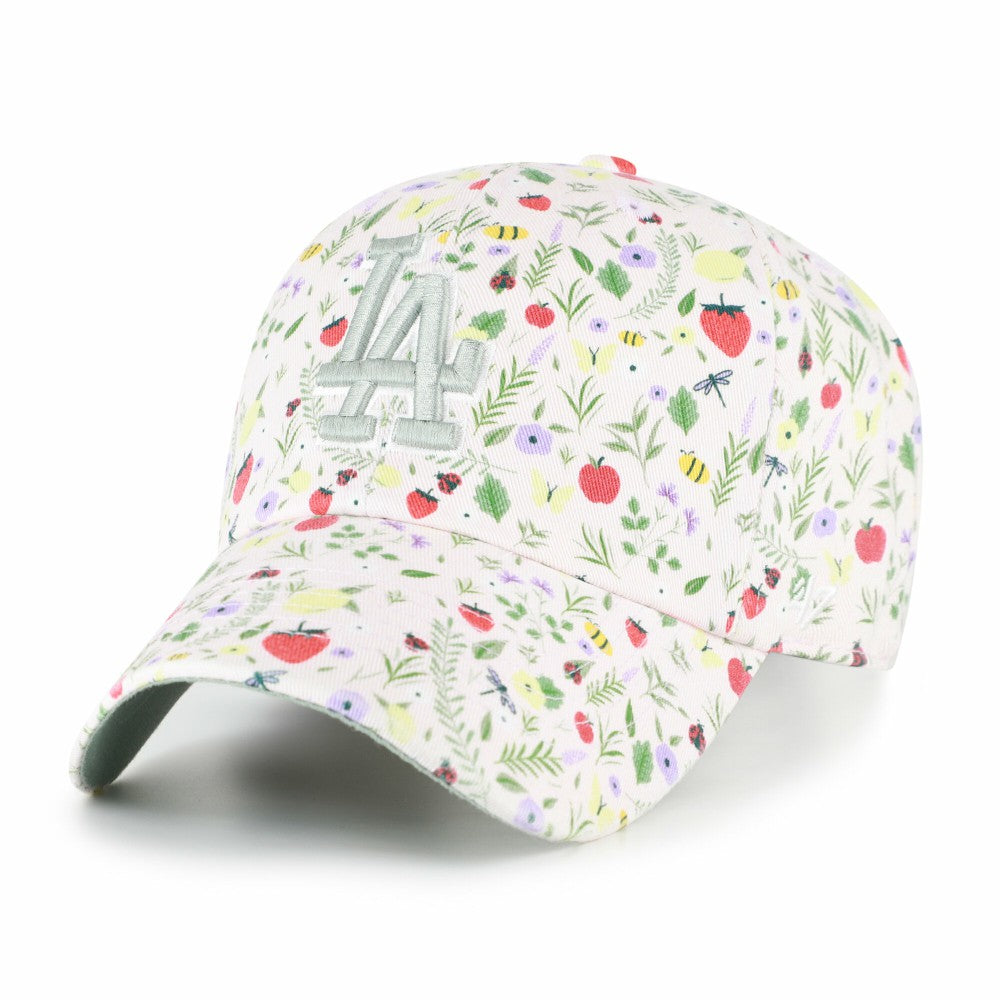 Los Angeles Dodgers Girls Youth Posey Clean Up Adjustable Hat Light Pink | 47 brand