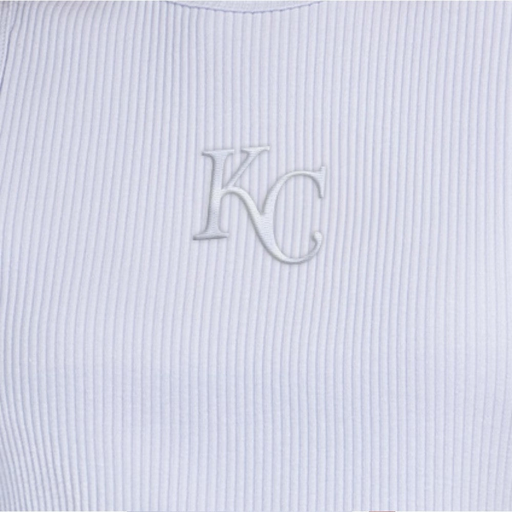 Kansas City Royals Starter Women's Pastels Ribbed Tank Top Light Blue