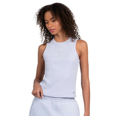 Philadelphia Phillies Starter Women's Pastels Ribbed Tank Top Light Blue