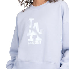Los Angeles Dodgers Starter Women's Pastels Boxy Fleece Sweatshirt Light Blue