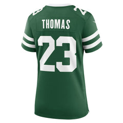 Azareye'h Thomas New York Jets Women's Team Game Jersey - Legacy Green