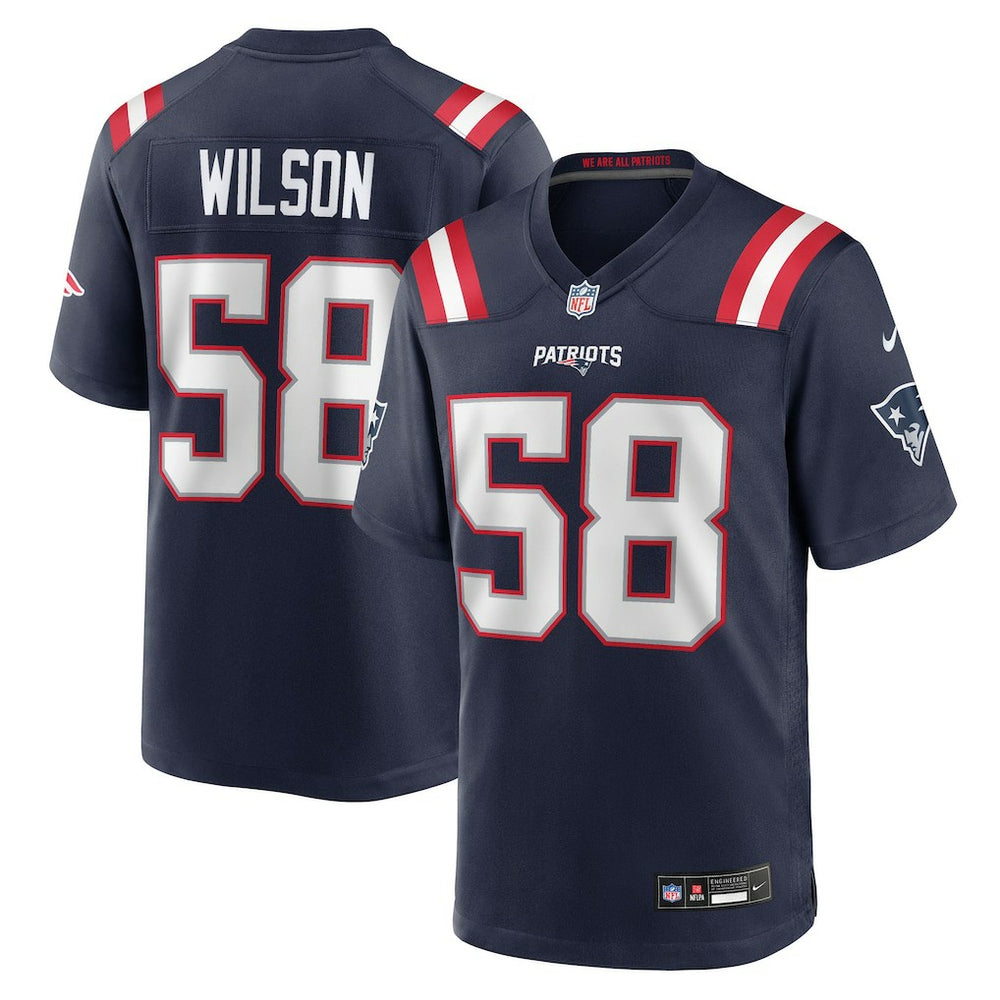 Jared Wilson New England Patriots Team Game Jersey - Navy