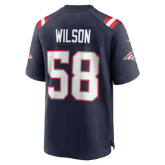 Jared Wilson New England Patriots Team Game Jersey - Navy